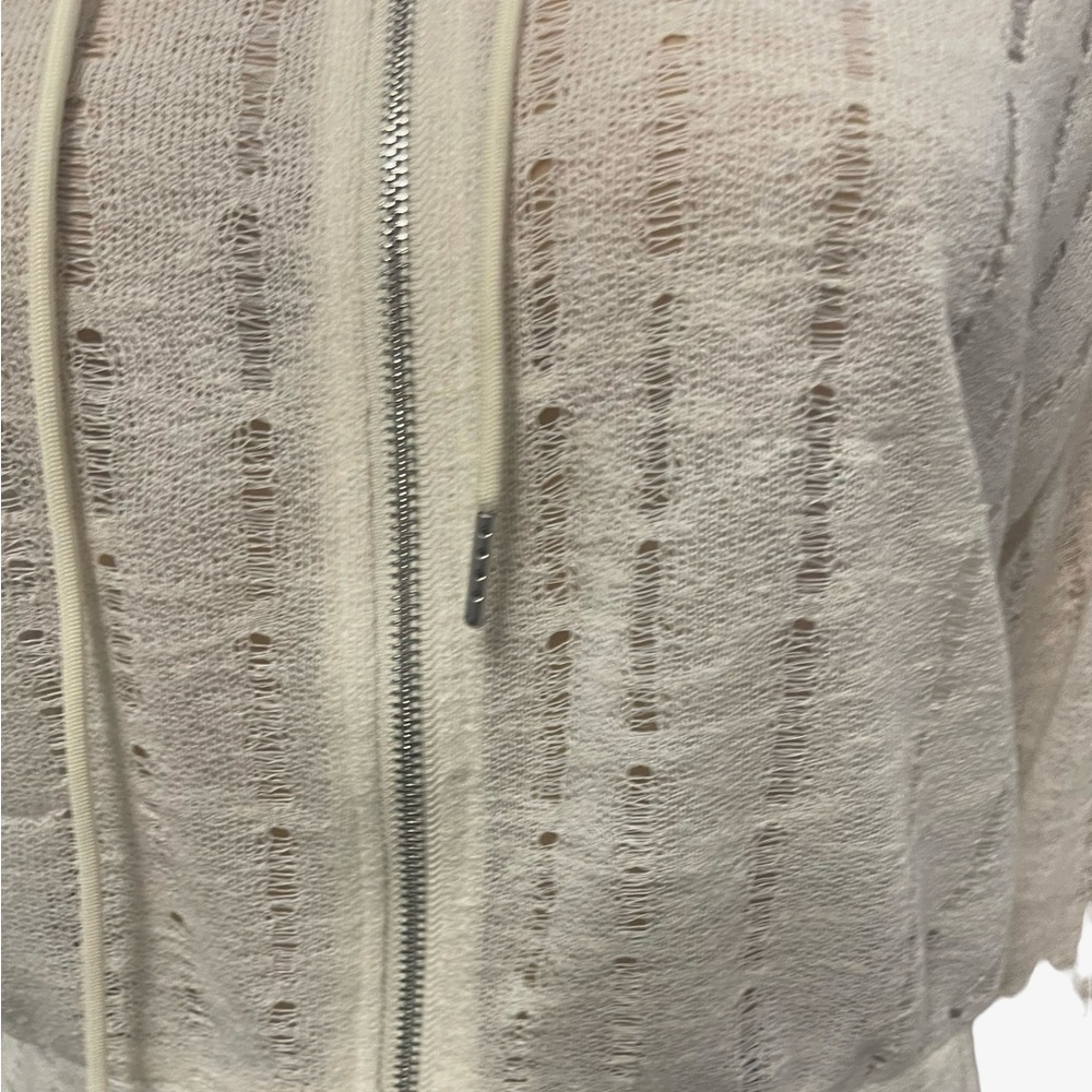 Drawstring Zipper Sweater - Picture 11 of 13